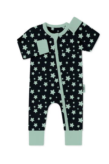Baby's Pijamas One Piece – Star Mint Night