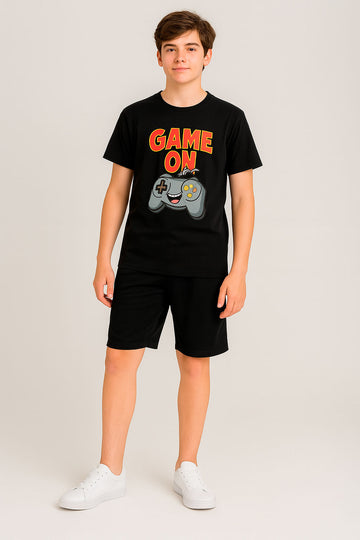 Boys basket Graphic Tee black | nüni