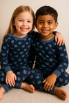 Children's Pijamas Set – Blue Dino Tracks
