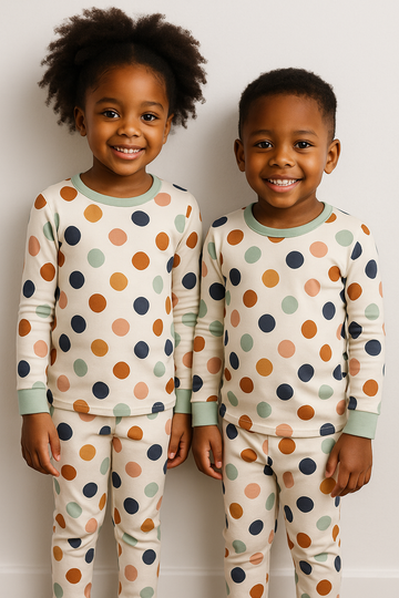 Children's Pijamas Set – Color Blocks