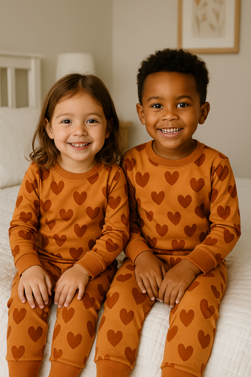 Children's Pijamas Set – Dino Hearts