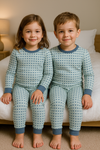 Children's Pijamas Set – Green Dino Arcs