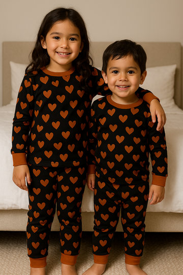 Children's Pijamas Set – Heartbeat Glow