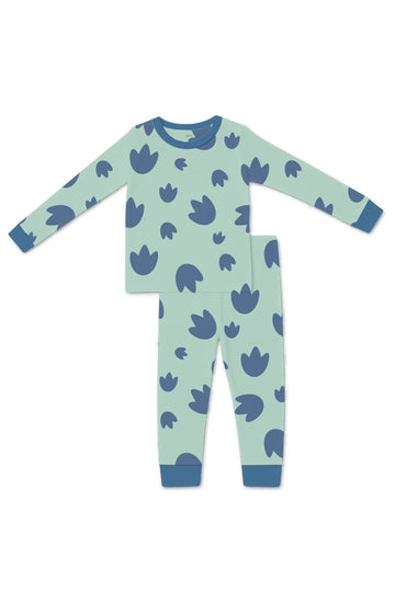 Children's Pijamas Set – Green Dino Tracks