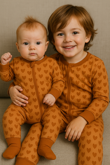 Baby's Pijamas One Piece – Dino Hearts