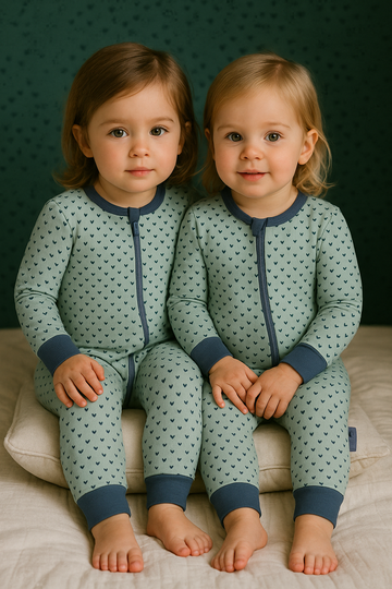 Baby's Pijamas One Piece – Green Dino Arcs