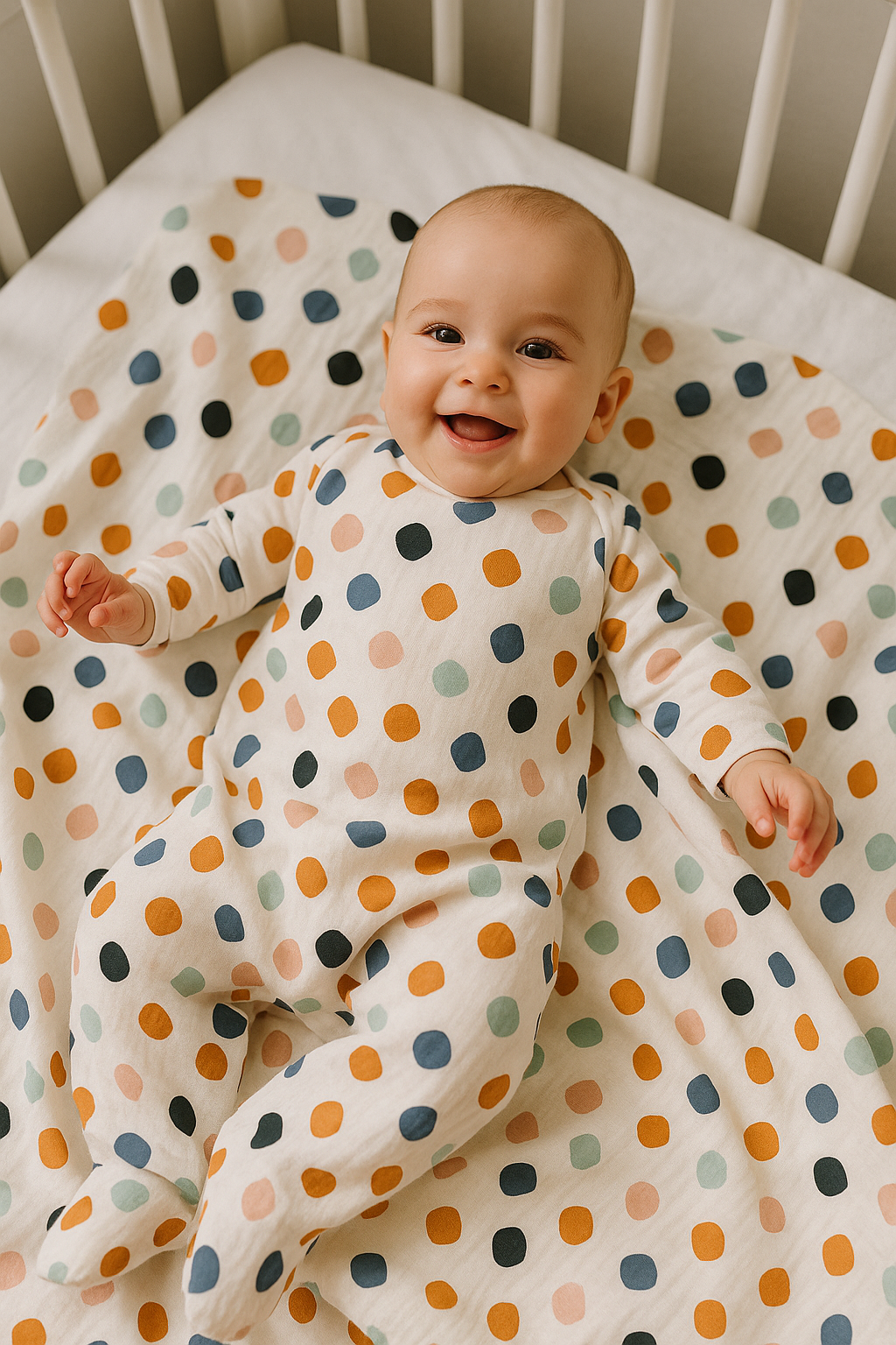Baby Muslin Blanket – Color Blocks
