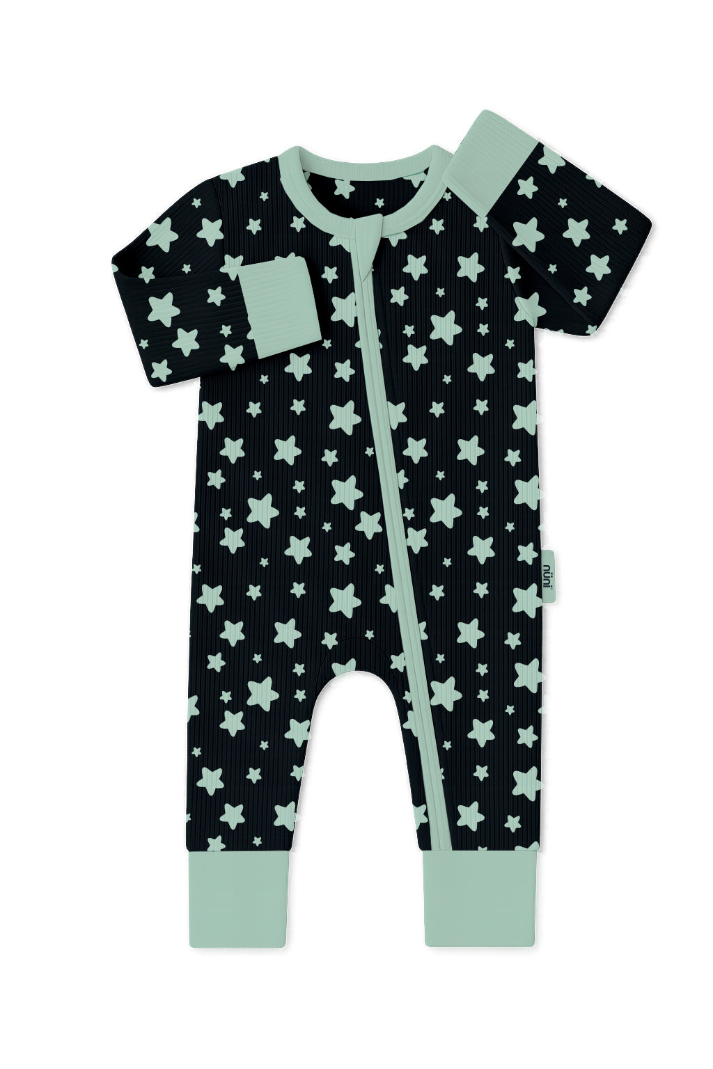 Baby's Pijamas One Piece – Star Mint Night