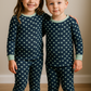 Children's Pijamas Set – Blue Dino Arcs
