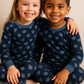 Children's Pijamas Set – Blue Dino Tracks