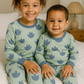Children's Pijamas Set – Green Dino Tracks