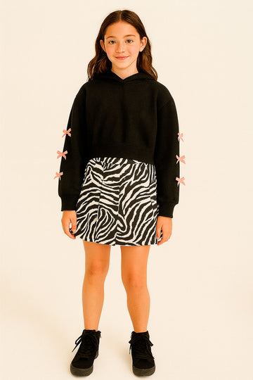 Girls Premium Hoodie black | nüni