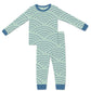 Children's Pijamas Set – Green Dino Arcs