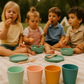 Wheat Straw Unbreakable Cups | nüni