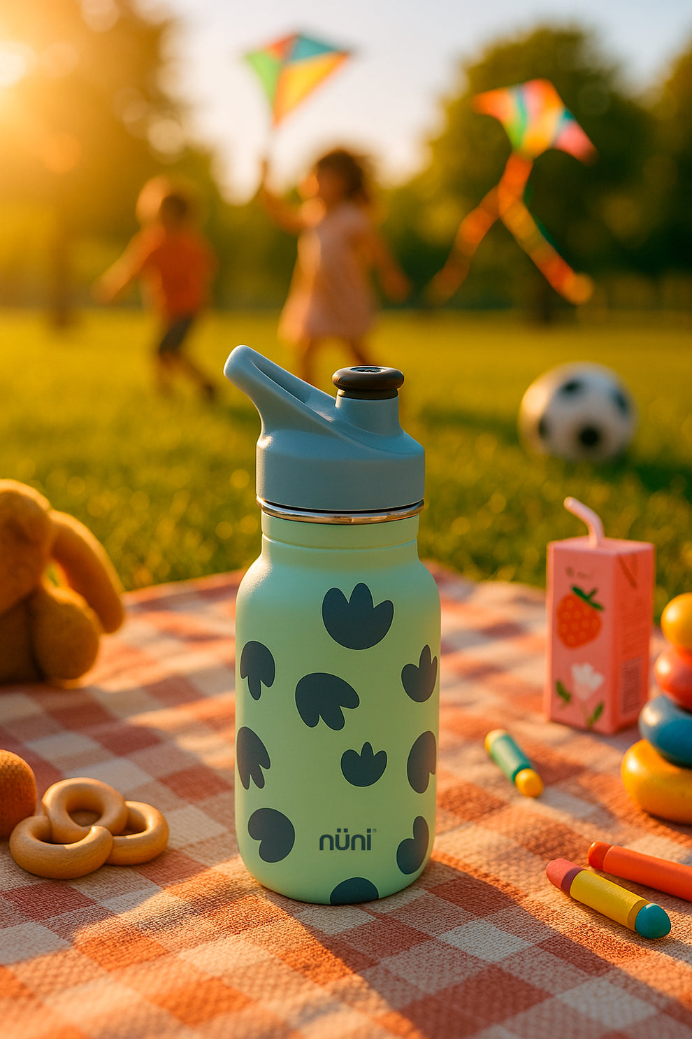 Aqua Green Kids Thermos - 350ml | nni  Nni - Essentials with Love
